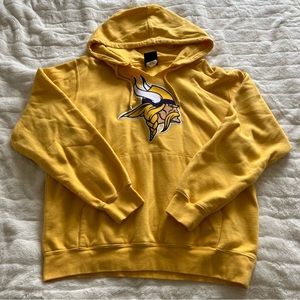 SOLD NFL Minnesota Vikings Yellow Hoodie
